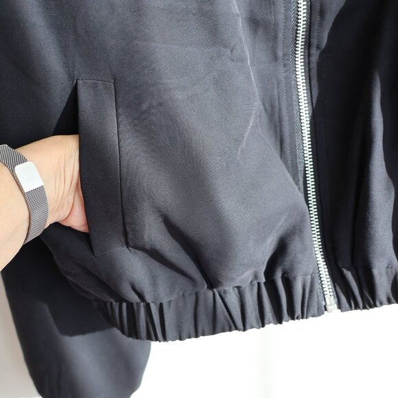 Bomber Jacket - Black - Ricki's - Medium - Picture 9 of 12